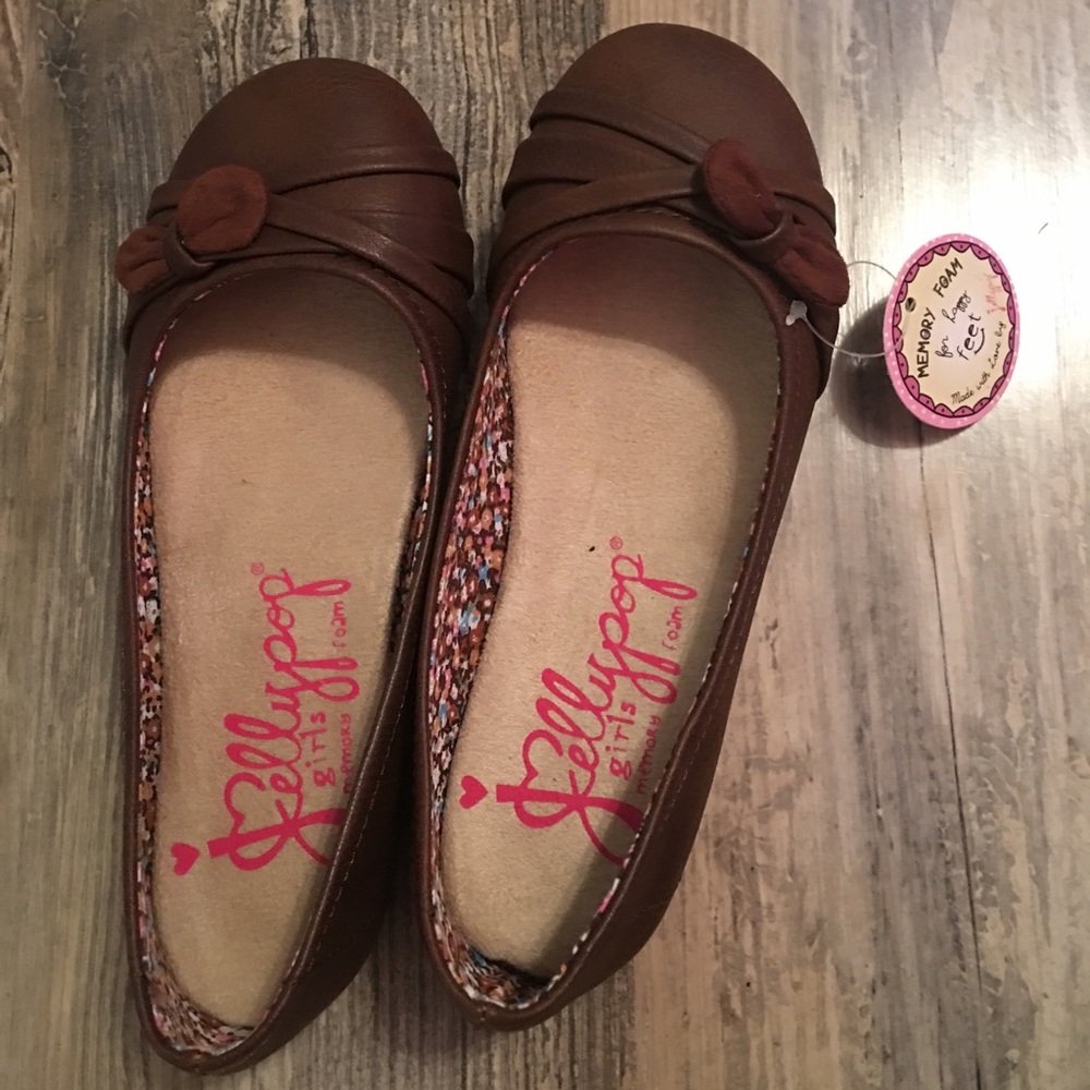 Girls Jellypop flats size 2 NWT